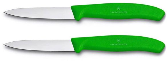 Victorinox Paring Knife Swiss Classic - Green - 2 Pieces