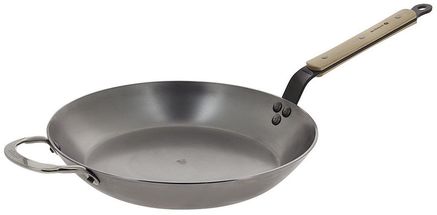 De Buyer Frying Pan Mineral B Wood - ø 32 cm - Without non-stick coating