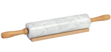Jay Hill Rolling Pin Marble - White Gray - 25 cm