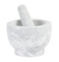 Jay Hill Pestle and Mortar - White Marble - ø 13 cm