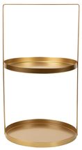 CasaLupo Afternoon Tea Stand / Serving Tower Cosy - Gold - ø 25 cm - 2-Layered