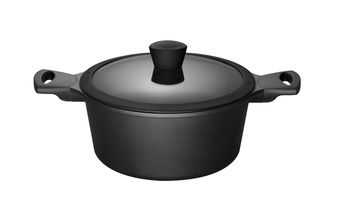 Sola Casserole - with lid - Fair Cooking Black - ø 20 cm / 2 Liter