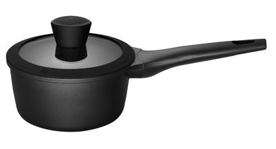 Sola Sauce Pan - with lid - Fair Cooking Black - 18 cm / 1.8 Liter