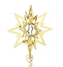 Georg Jensen Christmas Ornament / Christmas Tree Peak Star - 19 cm - Golden