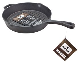 Cookinglife Griddle Pan Cast Iron Cast Iron - ø 26.5 cm - Without non-stick coating