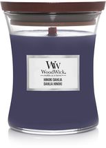 WoodWick Scented Candle Medium Hinoki Dahlia - 11 cm / ø 10 cm
