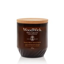 WoodWick Scented Candle Medium - ReNew - Incense &amp; Myrrh - 9.5 cm / ø 8 cm