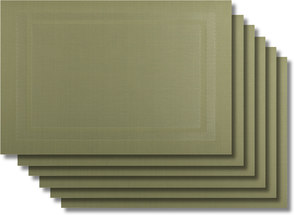 Jay Hill Placemats - Green - 45 x 31 cm - 6 Pieces