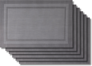 Jay Hill Placemats - Gray - 45 x 31 cm - 6 Pieces