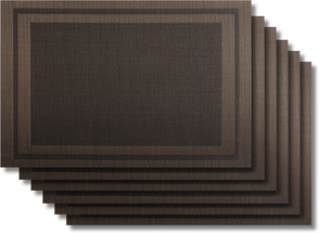 Jay Hill Placemats - Black Bronze - 45 x 31 cm - 6 Pieces