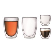 Bodum Double-Walled Glass Mugs Pavina - Set of 4 