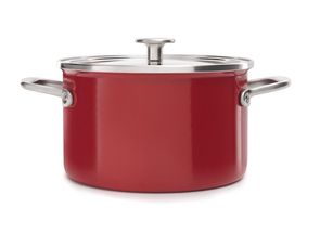 KitchenAid Cooking Pot Steel Core Enameled Imperial Red - ø 20 cm / 3.7 Liter