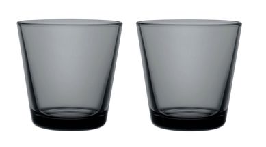 Iittala Glasses Kartio Dark Grey 210 ml - Set of 2