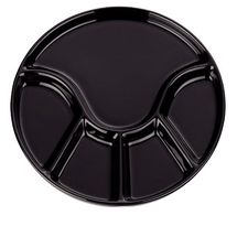 Kela Fondue Plate Anneli Black ⌀ 22 cm