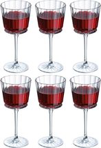 Cristal d'Arques Red Wine Glasses Macassar 350 ml - 6 Pieces