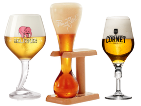 Beer glass gift set - Unique Three - 3 Pieces