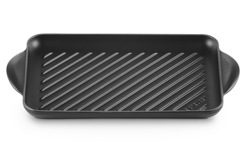 Le Creuset Griddle Plate Tradition Satin Black - 38.5 x 22 cm