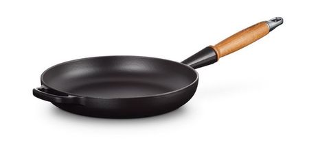 Le Creuset Frying Pan Signature Satin Black - ø 24 cm / 1.6 Liter - enamelled non-stick coating