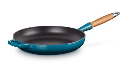 Le Creuset Frying Pan Signature Deep Teal - Ø 28 cm / 2.6 L - enameled non-stick coating
