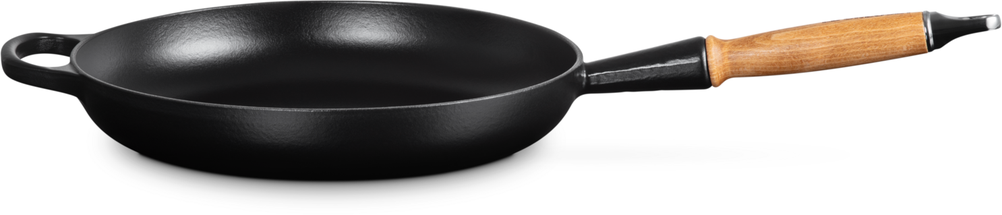 Le Creuset Frying Pan Signature Satin Black - ø 28 cm / 2.6 Liter - enamelled non-stick coating