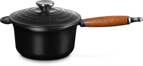 Le Creuset Saucepan - with lid - Tradition - Satin Black - ø 18 cm / 1.8 Liter