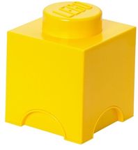 LEGO® Storage Box Yellow 12.5 x 12.5 x 18 cm