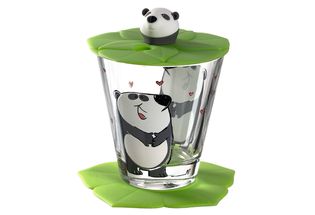 Leonardo Children's Glass Set Bambini Panda 215 ml - 3-Piece