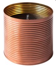 Living by Heart Outdoor Candle in Tin - ø 15 cm - Copper