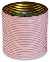 Living by Heart Outdoor Candle in Tin - ø 15 cm - Light Pink