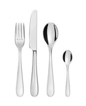 Alessi 24-Piece Cutlery Set Nuovo Milano - 5180S24M - Monoblock - by Ettore Sottsass