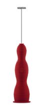 Alessi Milk Frother Pulcina - rechargeable - MDL11 R - Red - by Michele De Lucchi