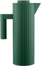 Alessi Thermos Jug Plissé - MDL12 GR - Green - 1 Liter - by Michele De Lucchi