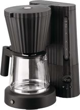 Alessi Coffee Maker Plissé - black - Michele De Lucchi - 1.5 liters - MDL14 B