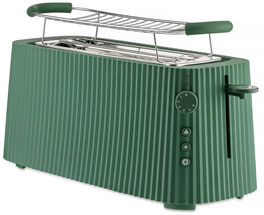 Alessi Toaster Plisse - Green - 1700 W - MDL15 GR - by Michele De Lucchi