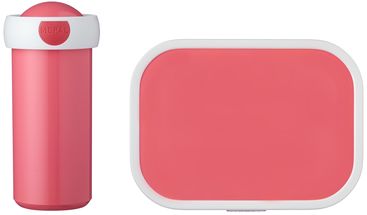Mepal Lunchset (School Cup &amp; Lunchbox) Campus Pink