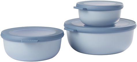 Mepal Bowls Set Blue - Set of 3 - (350, 750, 1250 ml)