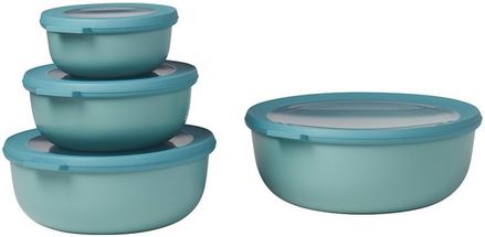 Mepal Bowls Set Nordic Green - Set of 4 (350, 750 ml, 1.25 and 2.25 Liter)