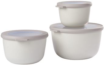 Mepal Bowls Set Nordic White - Set of 3 (500, 1000, 2000 ml)