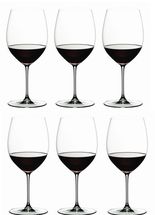 Riedel Cabernet/Merlot Wine Glasses Veritas - Set of 6