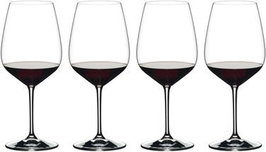 Riedel Red Wine Glasses Heart to Heart - Cabernet Sauvignon - 4 Pieces