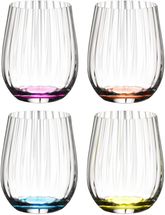 
Riedel Tumbler Glass Happy O - 4 Pieces - Ribbed