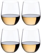 Riedel White Wine Glasses O Wine - Viognier / Chardonnay - 4 Pieces