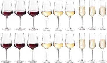 Leonardo 18-Piece Wine Glasses Set Puccini