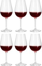 Leonardo Rode Wine Glasses Tivoli 580 ml - 6 Pieces