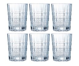 Arcoroc Whiskey Glasses Brixton 350 ml - Set of 6