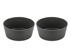 Koziol Small Bowl Connect Grey ø 12 cm / - 400 ml - Set of 2