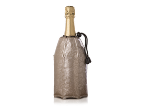 Vacu Vin Champagne Bottle Cooler Active Cooler - Sleeve - Platinum