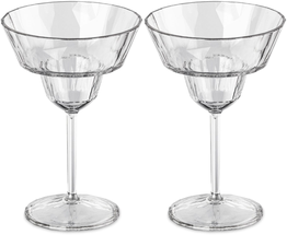 Koziol Cocktail Glasses / Margarita Glasses - unbreakable - Superglass - 400 ml - 2 Pieces
