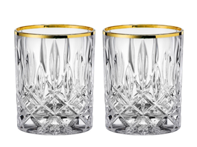 Nachtmann Whiskey Glasses Noblesse Gold 295 ml - 2 Pieces