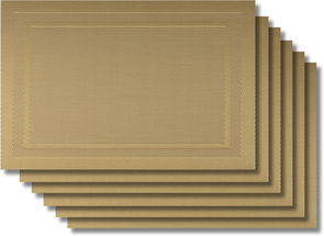 Jay Hill Placemats - Gold - 45 x 31 cm - 6 Pieces